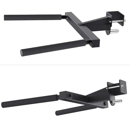 SELEWARE Squat Rack Attachment for Power Cage with 5/8" or 1" Holes - color: A: Dip Bar Attachment(3x3 Rack, 5/8 & 1" hole)
