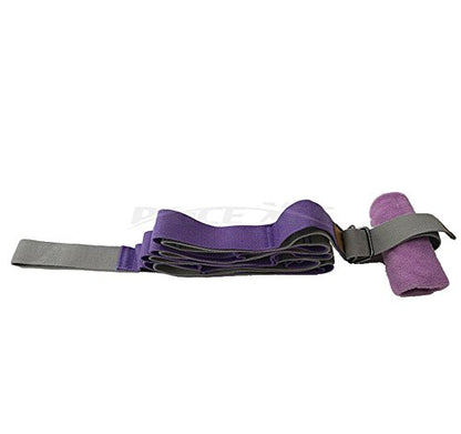 Leg Stretch Band - To Improve Leg Stretching - Easy Install on Door - Perfect Home Equipment For Ballet, Dance And Gymnastic Exercise Flexibility Stretching Strap Foot Stretcher Bands - color: upgrade purple