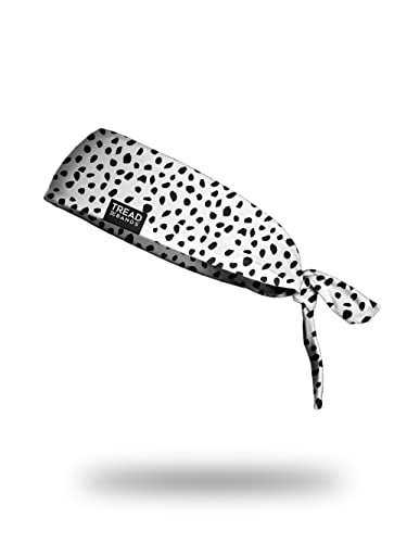 TreadBands All Terrain Tieback Non Slip Headband - Designs. Guaranteed to Stay in Place, Keeps Sweat Out of Your Eyes, Patented Grip Technology. - color: Designs - Spotted Ice