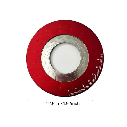 Gralara Circle Drawing Tool Tools Adjustable Circle Drawing Ruler for Drafting, Red - color: Red