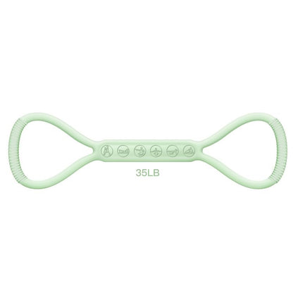 2026 Upgraded Figure 8 Resistance Band for Physical Therapy, Shoulder Back Arm Exercise Bands, 3 Resistance Levels for 15 25 35lb for Kids Adult Elderly - color: 35LB Green