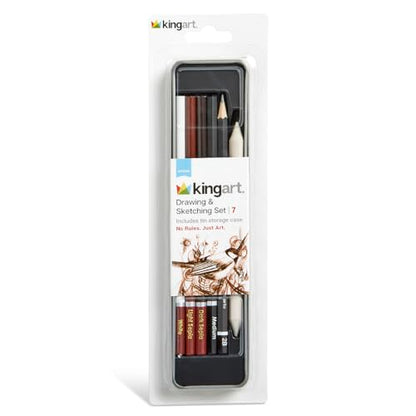 Drawing & Sketching Set - 7 Pieces