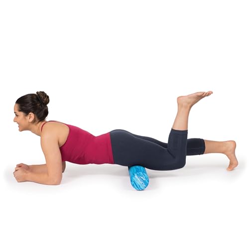 OPTP PRO-Roller Soft Density Foam Roller – Round, Blue, 36" x 4" - color: Blue 36" X 4"