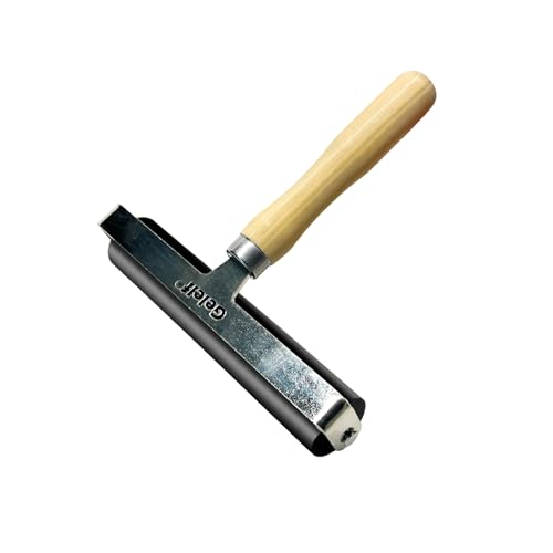 GELELF Smooth Peeling Brayer Roller - Wood Hand Roller Rollers Ink Roller Tape Roller for Gluing Taping Gel Printing Inking Block Printmaking Stamping Scrapbooks (#7: 6 Inch (15CM)) - color: #7: 6 Inch (15CM)