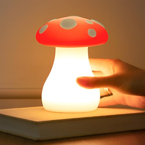 Mindsight 'Breathing Buddha' Guided Visual Meditation Tool for Mindfulness | Slow Your Breathing & Calm Your Mind for Stress & Anxiety Relief | Perfect for Adults & Kids | USB Rechargeable - size: Mushroom