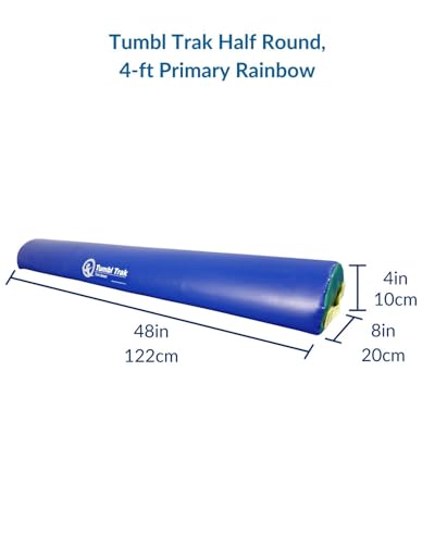Tumbl Trak Half Rounds - color: Primary Rainbow, style: 4 Feet