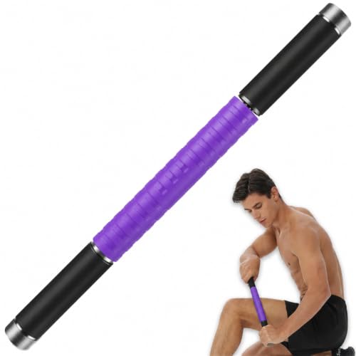 Muscle Roller Massage Stick for Legs Massager Roller-Calf Roller Deep Tissue Release Muscle Soreness, Trigger Points for Legs, Neck, Calves, Thighs, Shins, Back - color: Purple
