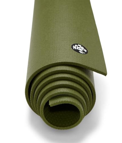 Manduka PRO Yoga Mat - 6mm | Lifetime Durability | Hygienic Construction | Premium Studio Quality | Teacher Approved - color: Earth, size: 71" x 26"