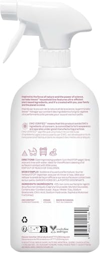 ATTITUDE Baby & Kids Toy Cleaner Spray, EWG Verified, Multi-Surface Cleaner for Toys, High Chairs & Play Areas, Naturally Derived, Vegan, Unscented, 27.1 Fl Oz - size: 27.1 Fl Oz (Pack of 1)