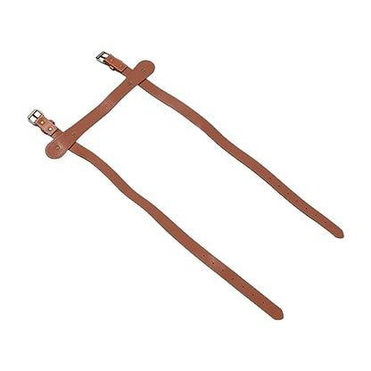 PU Leather Blanket Carry Strap with Adjustable Buckles Tear Portable Yoga Mat Straps for Picnic Camping Beach Towel Blanket Strap