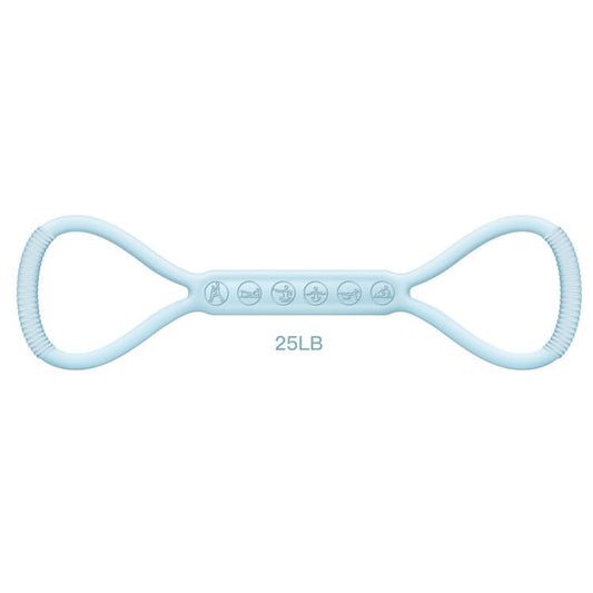 2026 Upgraded Figure 8 Resistance Band for Physical Therapy, Shoulder Back Arm Exercise Bands, 3 Resistance Levels for 15 25 35lb for Kids Adult Elderly - color: 25LB Blue