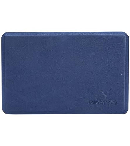 Everyday Yoga Premium Foam Block, 3in/4in/5in Thick, Multi Colors, 1 Block - color: Blue, size: 4 Inch Thick