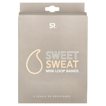 Sweet Sweat® Mini Loop Hip Bands with 5 Levels of Resistance (Toned)