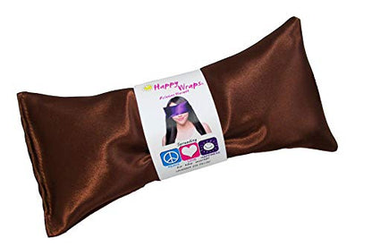 Lavender Eye Pillow - Hot Cold Weighted Eye Pillows for Relaxation, Sleep, Stress, Migraine Relief, Yoga - Aromatherapy Gifts for Women, Birthday, Teachers, Made in USA by Happy Wraps - Copper - color: Copper