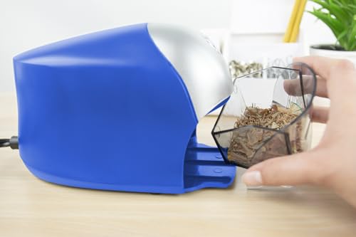 Bostitch Office QuietSharp Executive Heavy Duty Electric Pencil Sharpener for 65% Faster Sharpening and 6X Longer Cutter Life - Colored Pencil Compatible, Blue - color: Blue