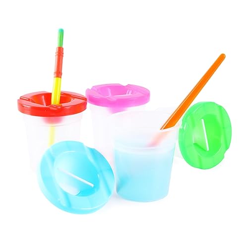 Spill-proof Paint Cup Home Self For Play Game Improve Intelligent For Creative Toy For Kingdergarten Kids Over 12 Spill-proof Paint Cup