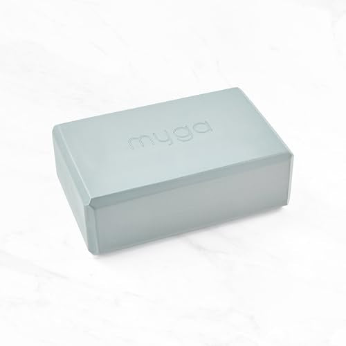 MYGA Yoga Block,Lightweight EVA Foam Yoga Brick,High Density Non-Slip Block for Yoga Poses, Pilates, Balance and Flexibility - color: Teal, size: One Size
