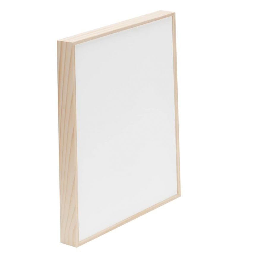Da Vinci Pro Liquid Art Multi-Media Panel 24x30, 1-1/2" Deep Gesso Board with Natural Wood Frame, Raised Lip Wood Canvas Panel Ideal for Artists Using High Flow Acrylics and Alcohol-Based Dyes - size: 24x30"