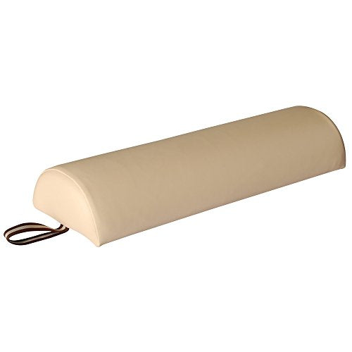 Master Massage Tables 9" Large Half Round Semi-round Pillow Cushion Massage Bolster 9"x26" - color: Cream