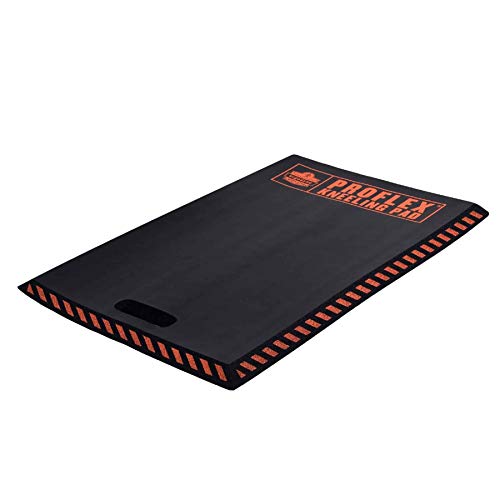 Ergodyne ProFlex 385 Kneeling Pad, Foam Knee Cushion, Water Resistant Kneeling Mat, 16" x 28" x 1",Black,Large - color: Black, size: Large