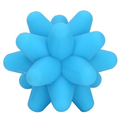 Dioche Spiky Massage Balls, 2 Colors Acupoint Physical Massage Balls, Lacrosse Ball Roller Set Perfect for Foot Massage, Deep Tissue Massage, Trigger Point (Blue)