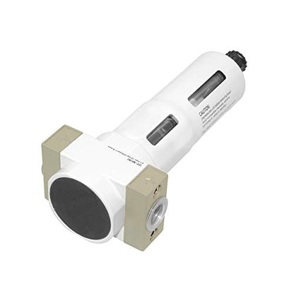 Beduan 1/4" Air in-line Compressed Particulate Filter,Moisture Water Trap Filter With Visible Bowl,Semi-Auto Drain(MINI) - size: 1/4"