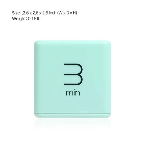 mooas Cube Timer, Flip, Block, Productivity, Time Management (Mint) - color: Mint