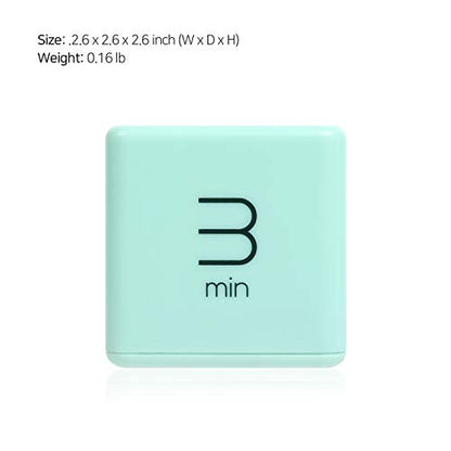 mooas Cube Timer, Flip, Block, Productivity, Time Management (Mint) - color: Mint