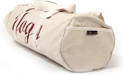 KNK Yoga Mat Bag, Cotton Canvas Carrier with Adjustable Strap