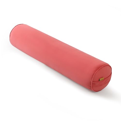 Body Pillow for Adults,Long Round Pillow,Big Cylindrical Pillow,Large Full Bolster Pillows for Side Sleepers (Coral Peach, 39.37"*7.87") - color: Coral Peach, size: 39.37"*7.87"