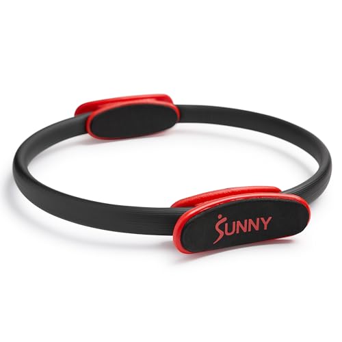 Sunny Health & Fitness 15” Pilates Ring, Resistance Circle for Toning