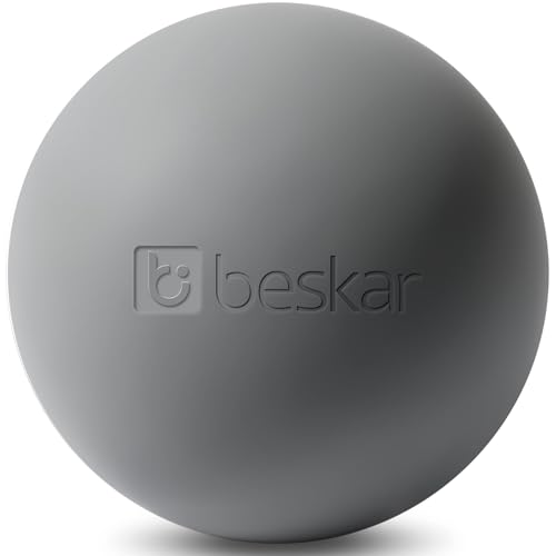 Massage Lacrosse Balls for Myofascial Release, Trigger Point Therapy - color: Gray