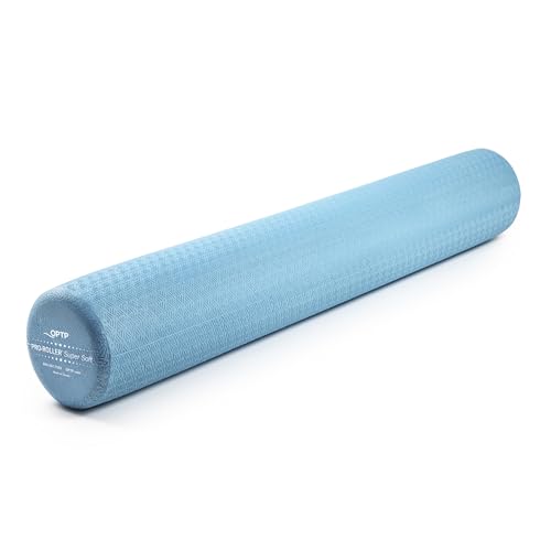 OPTP PRO-Roller Super Soft Density Foam Roller – Round, Light Blue, 36"x 6"