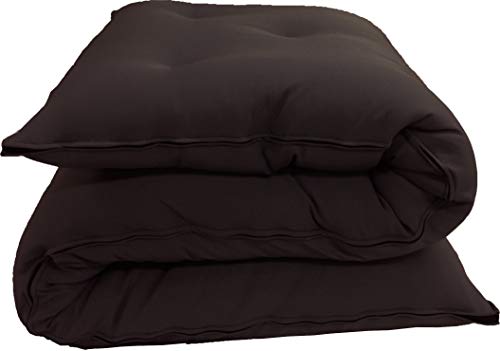 Twin Size Traditional Japanese Floor Futon Mattresses, Tatami Foldable Cushion Mats, Yoga, Meditaion 80 x 39 x 3 (Brown) - color: Brown