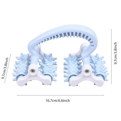 Cellulite Massage Tool,Anti Fascia Release Muscle Cellulite Roller - color: Blue
