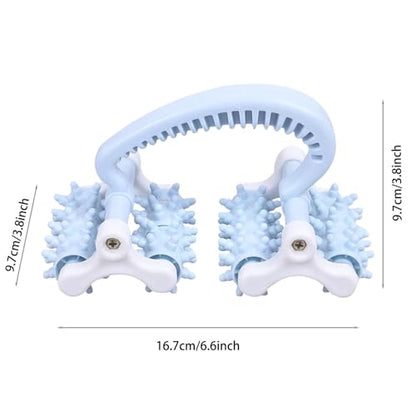 Cellulite Massage Tool,Anti Fascia Release Muscle Cellulite Roller - color: Blue