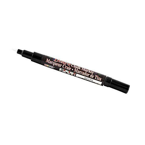 JAM PAPER Dustless Erasable Chalk Markers - Fine Point Liquid Chalk Marker - Black - 2/Pack - color: Black