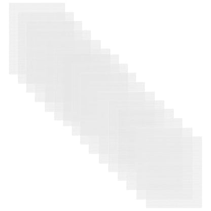 Caydo 16 Pieces 7 Count Plastic Mesh Canvas Sheets, Eye Mesh 10.5x13.5 Inch | for Therian Mask, Acrylic Yarn Crafting, Knit Crochet Projects and Make Aquarium Dividers - color: Clear White - 16pcs