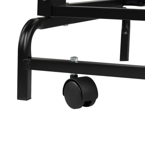 Creative Mark Stack N Dry Floor Art Drying Rack, Mobile Art Rack Stand on Wheels with 20 Coated Metal Spring-Loaded Shelves, for Watercolor, Prints, Paper and Canvas Storage