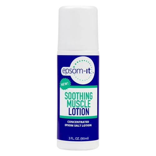 EPSOM-IT Soothing Muscle Roll On Magnesium Lotion, Epsom Salt, Arnica, 3 Oz - size: 3 Fl Oz (Pack of 1)