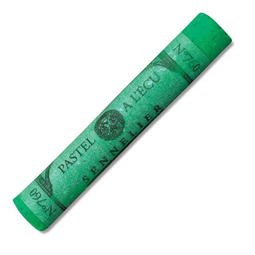 SENNELIER Extra-Soft French Pastel for Professional Artists, Baryte Green 760 - color: Baryte Green 1