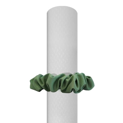 Yoga Mat Scrunchie – Stylish Yoga Mat Strap – Stretch-Fit for All Standard Mats – Lightweight, Travel-Friendly(Mat Excl.) - color: Green