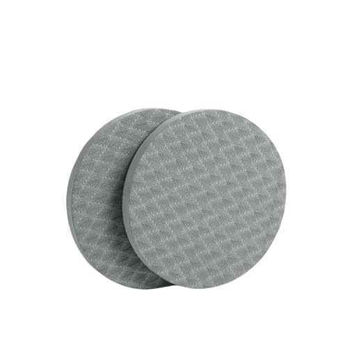 Yoga Knee Guard 2 pieces, foam Pilates Knee Guard Yoga Knee Guard Support Round Pads Anti slip Fitness Anti slip Pads. Suitable for offices, homes, knees, elbows, wrists, and hands - color: grey
