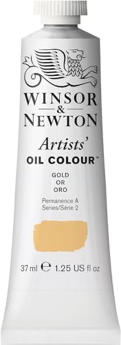 Winsor & Newton Artists' Oil Color, 37ml (1.25 oz) Tube, Gold - color: Gold, style: 1.25-oz Tube