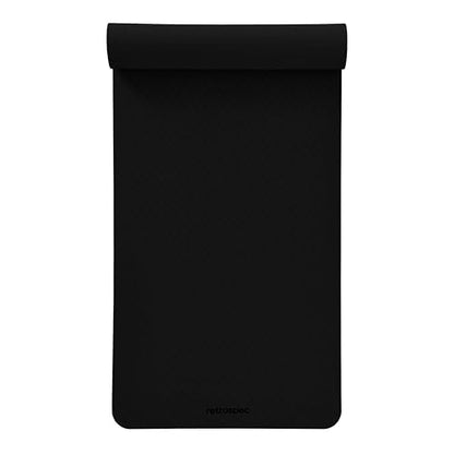 Retrospec Zuma 1/2" Yoga Mat Non Slip Exercise Mat For Pilates, Workout - color: Black