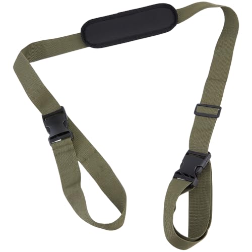 GORGECRAFT Camping Chair Strap Adjustable Beach Chair Carrying Backpack Anti-Slip Shoulder Straps Replacement Universal for Foldable Bikes Scooter Backpacking Picnics Outdoor Olive Green 122-200cm - color: Dark Olive Green