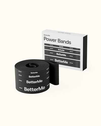 BetterMe Power Bands - Heavy Duty Resistance Bands for Working Out - Long Loop Resistance Bands for Strength Training, Pull Up Assistance, Mobility & Stretching