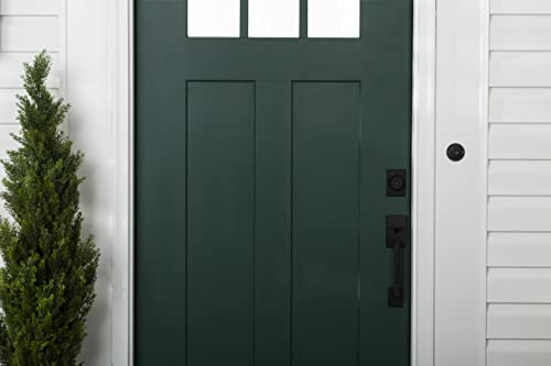 Rust-Oleum Stops Rust Door & Trim Paint, Satin Vermont Green | Ultimate Durability on Metal, Wood and Fiberglass | Durable Chip and Fade Resistance | Smooth Finish | Indoor and Outdoor - color: Satin Vermont Green