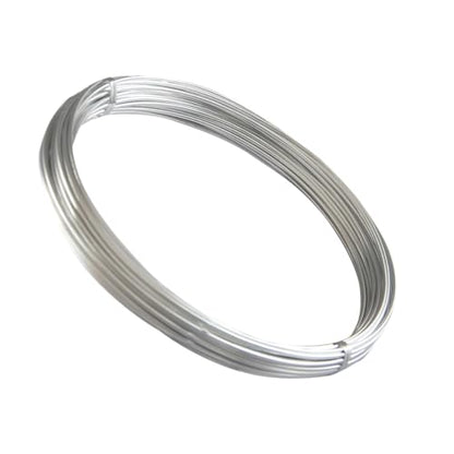 Aluminum Craft Wire, 1mm 18 Gauge, Silver, 32.8 Feet | Bendable Metal Wire for Jewelry Making, Sculpting, Floral Arranging, Wreath Making, DIY Craft, Christmas Ornaments - size: 1mm