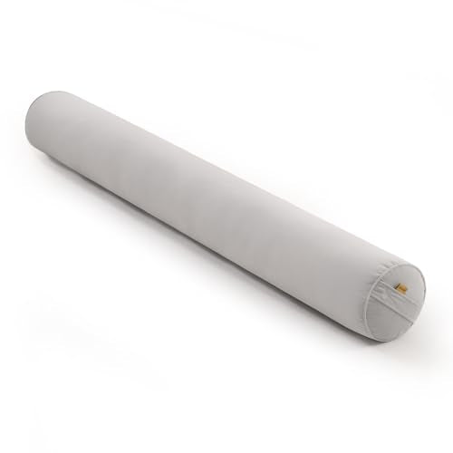 Body Pillow for Adults,Long Round Pillow,Big Cylindrical Pillow,Large Full Bolster Pillows for Side Sleepers (Silver Gray, 59"*7.87") - color: Silver Gray, size: 59"*7.87"
